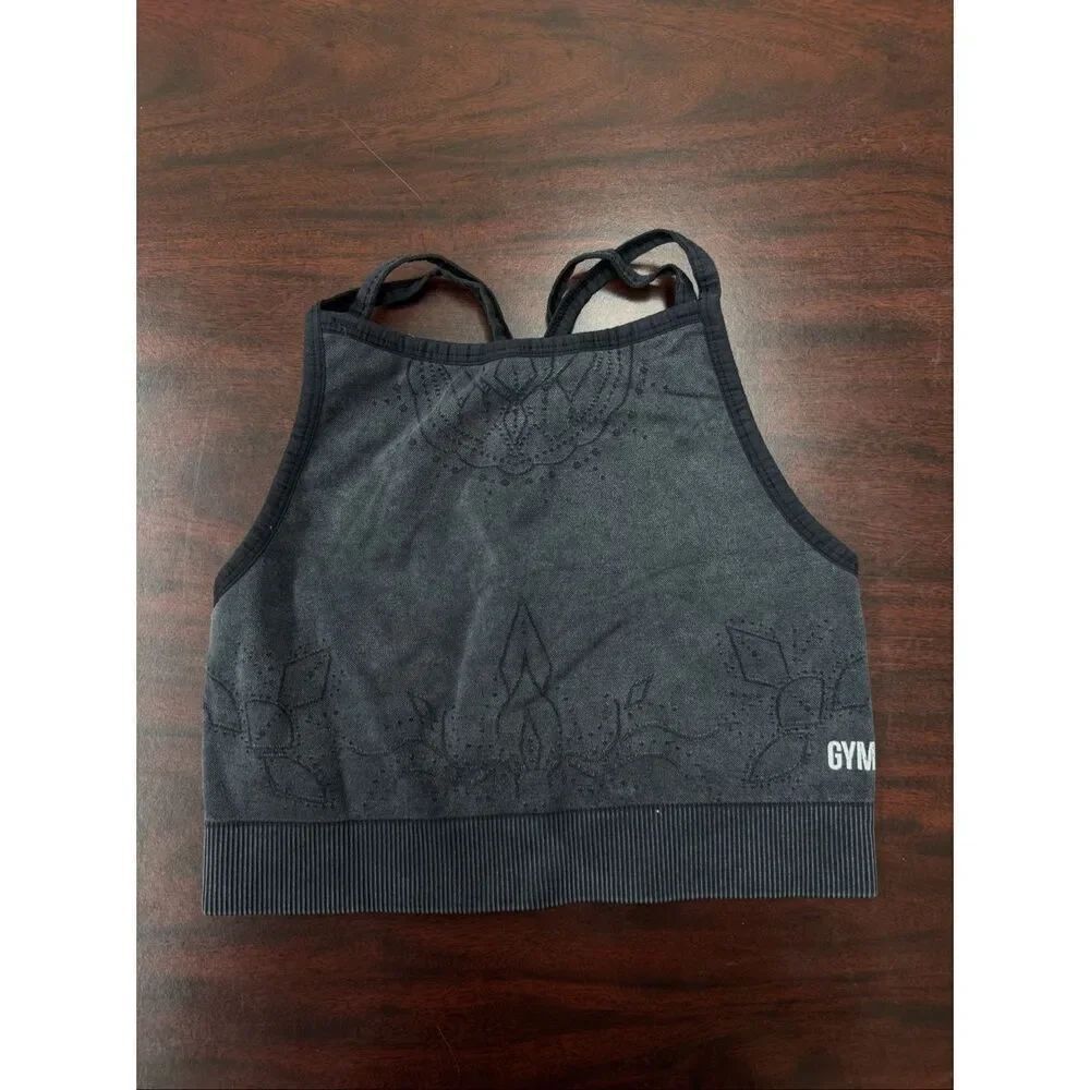 Gymshark Seamless High Neck Sports Bra Top Size Small